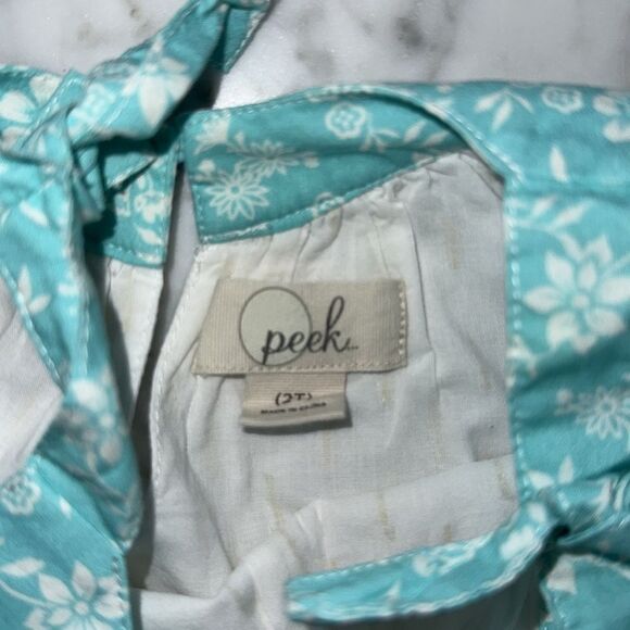 PEEK FLORAL RUFFLE DRESS 2Y - Picture 5 of 6